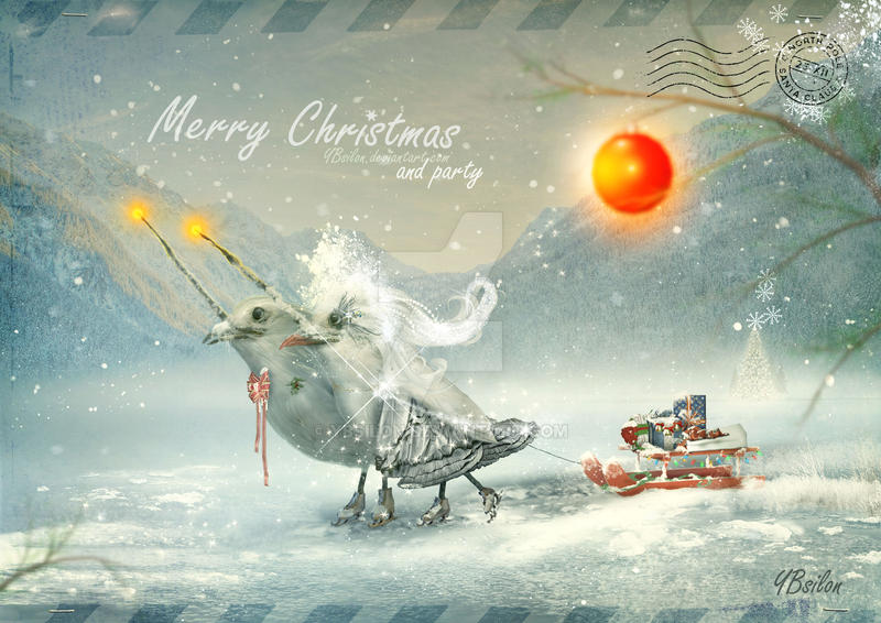 Merry Christmas and party by YBsilon Merry Christmas and party by YBsilon