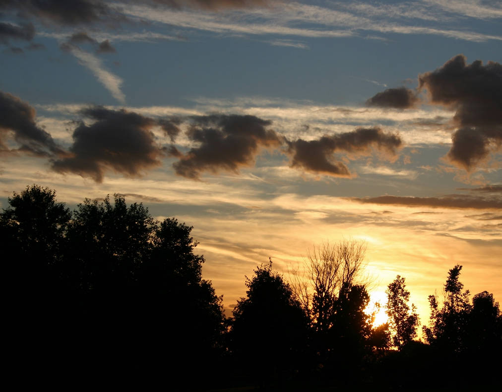 Simple Sunset by WideFoot on DeviantArt