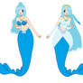 Mermaid Melody PPG: Sapphire season1 mermaid forms