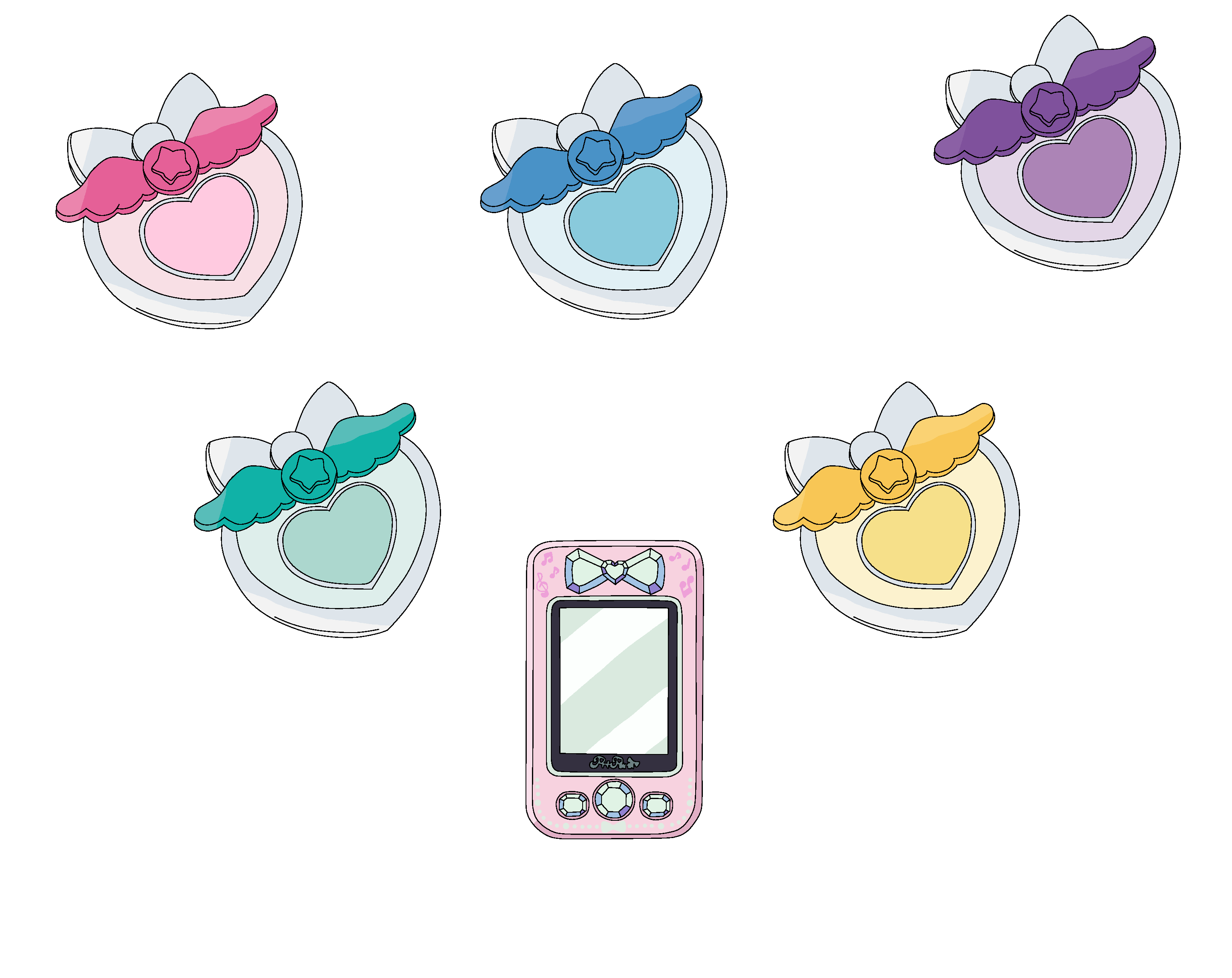 Pripass Pripara: Cyalume Charm and Pripass. by xMagical-Ichigo-Tanx on DeviantArt