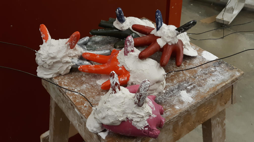 Destroyed Handwork Colorful Malfunctioning Hands -Unfinished- by Thatpaperhat on DeviantArt