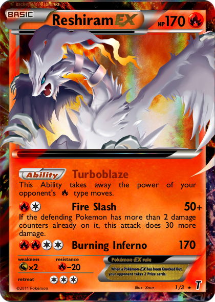 Reshiram v.3 by Xous54 on DeviantArt