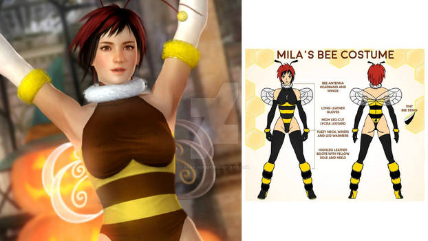 My winner outfit for DOA5L 2015 - Mila Bee Costume