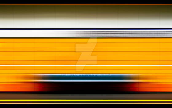 Blurred subway