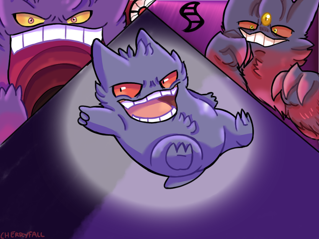 MW: Shiny Gengar by All0412 on DeviantArt