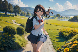 Running back from school (5k version)