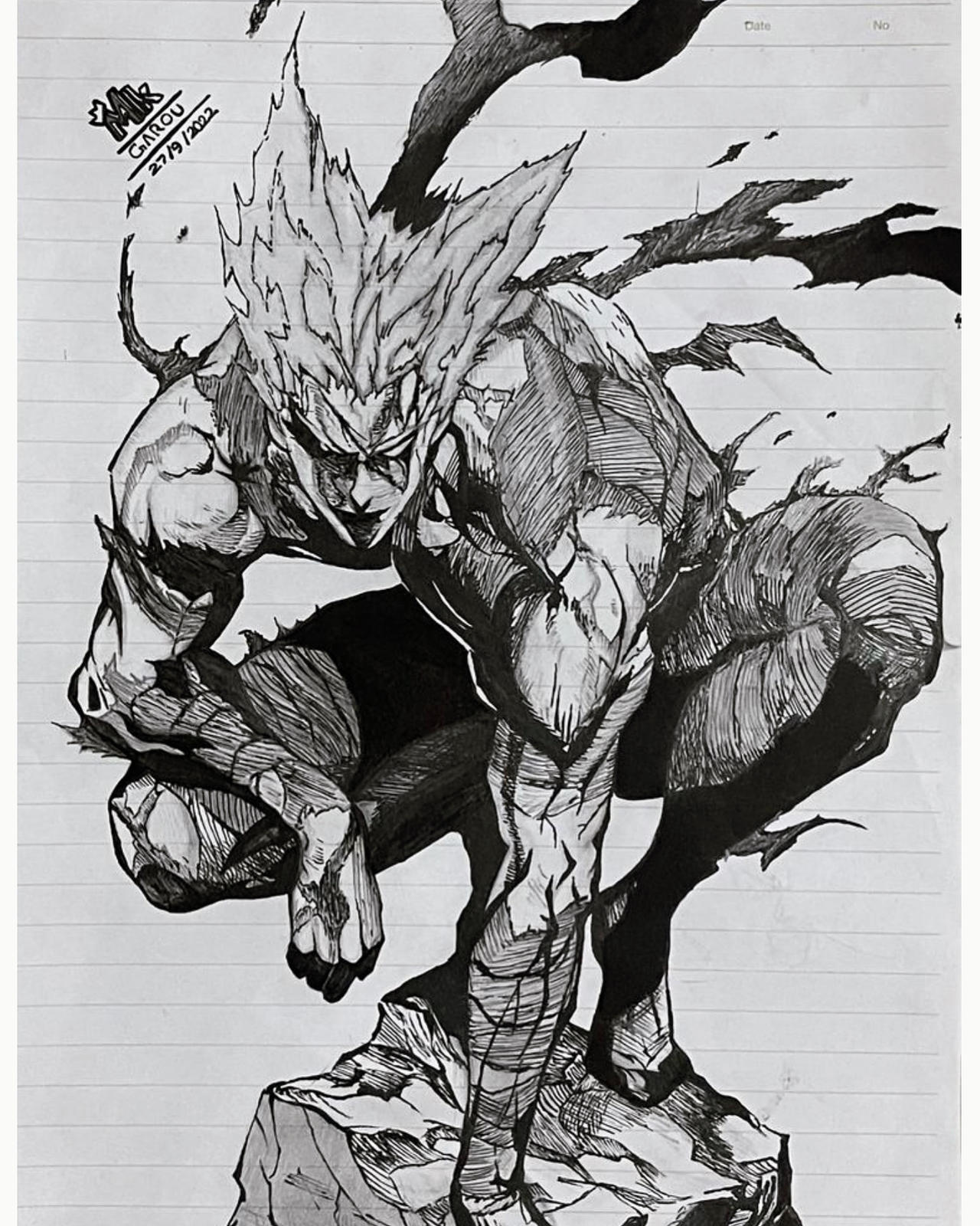 Garou Rage Face Garou by Mzeus900 on DeviantArt
