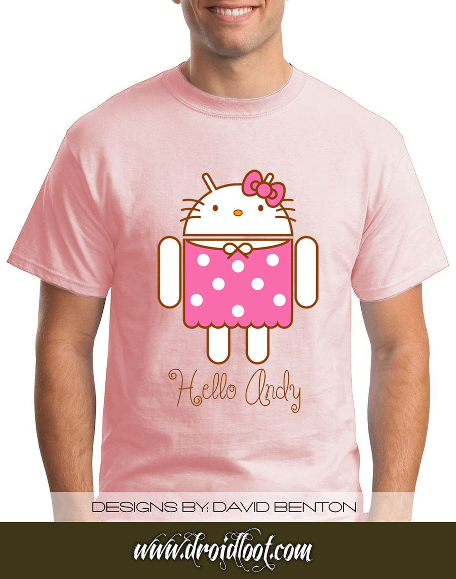 Android Logo Tee: Hello Andy by DesignBomb on DeviantArt