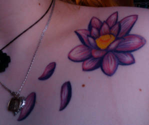 Lotus flower tattoo 2