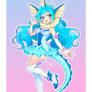 Vaporeon Magical Girl // Pokemon Fanart