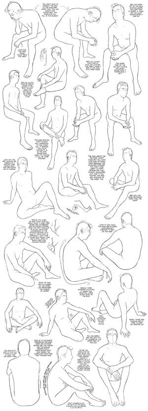 Guy Sitting Pose Reference Drawing - Echarse Wallpaper