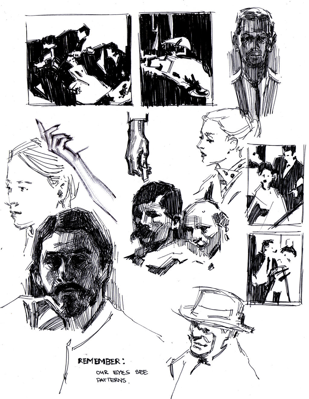 3 by 5 sketchbook page 18