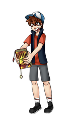 Dipper pines with journal 3