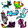 CAT ADOPTABLES, ONLY 2 POINTS EACH!! ^w^