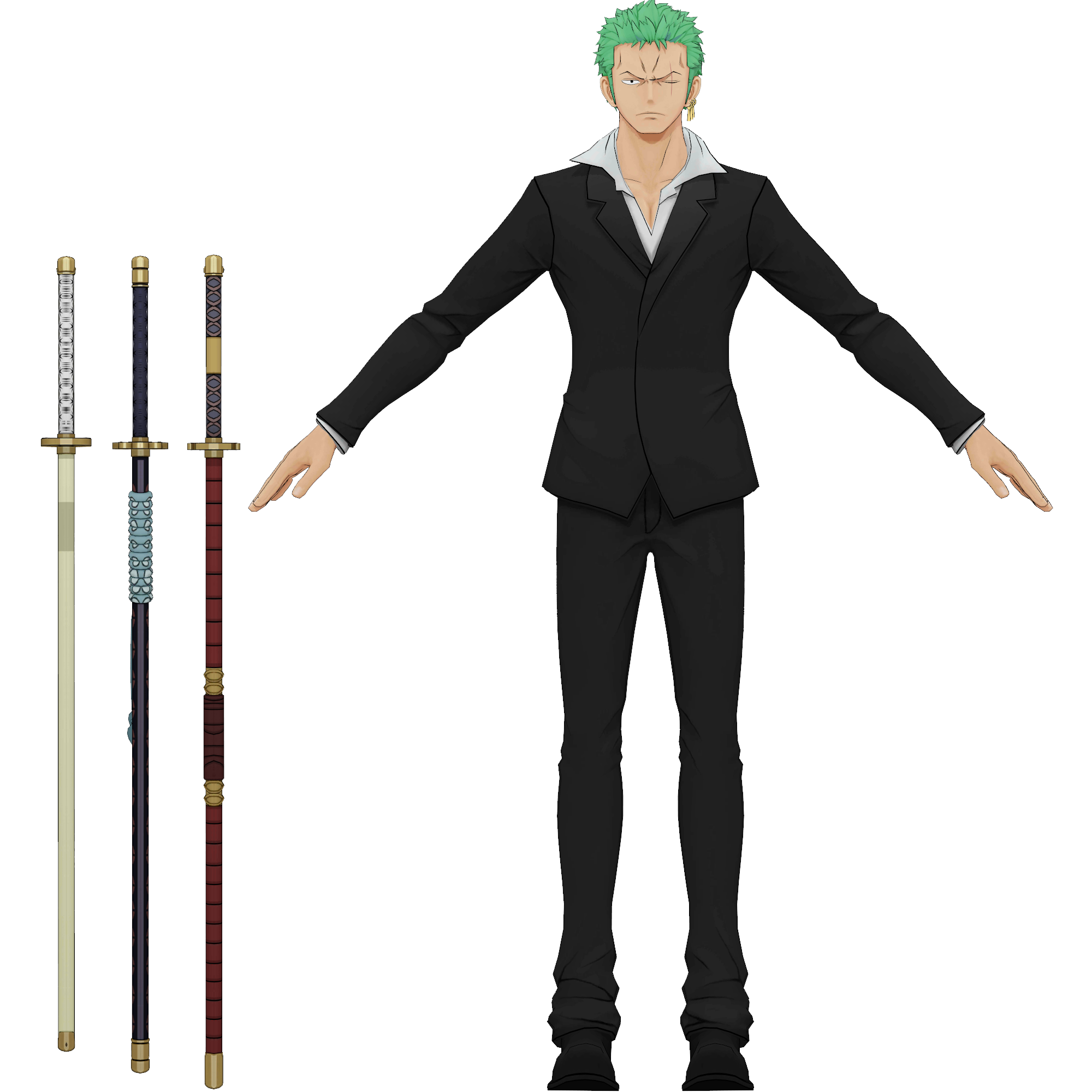 ArtStation - Zoro Outfit (Dressrosa)