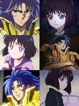 Saga De Geminis x Hotaru Tomoe