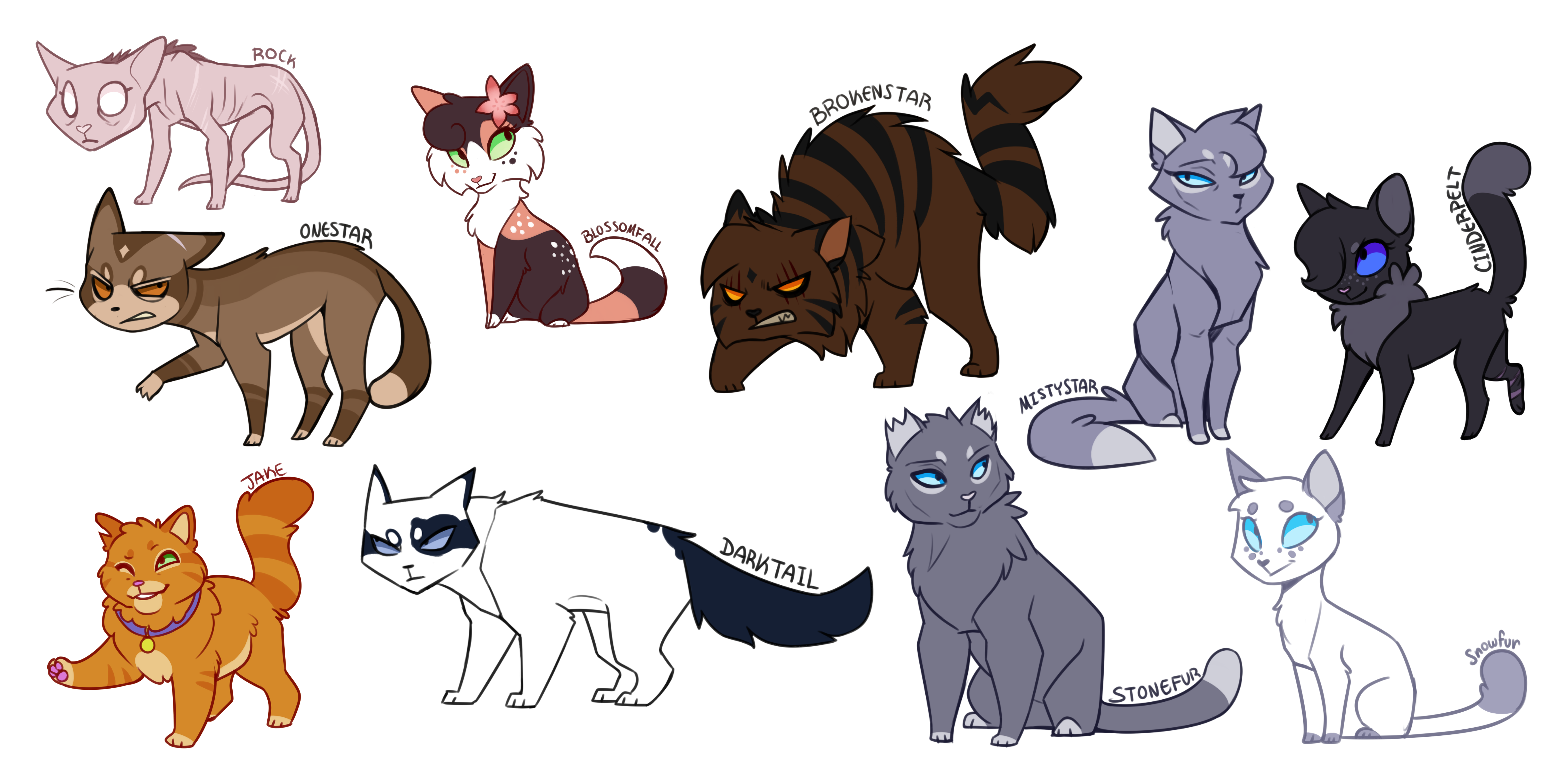  Warrior  Cat  Designs  by DrakynWyrm on DeviantArt