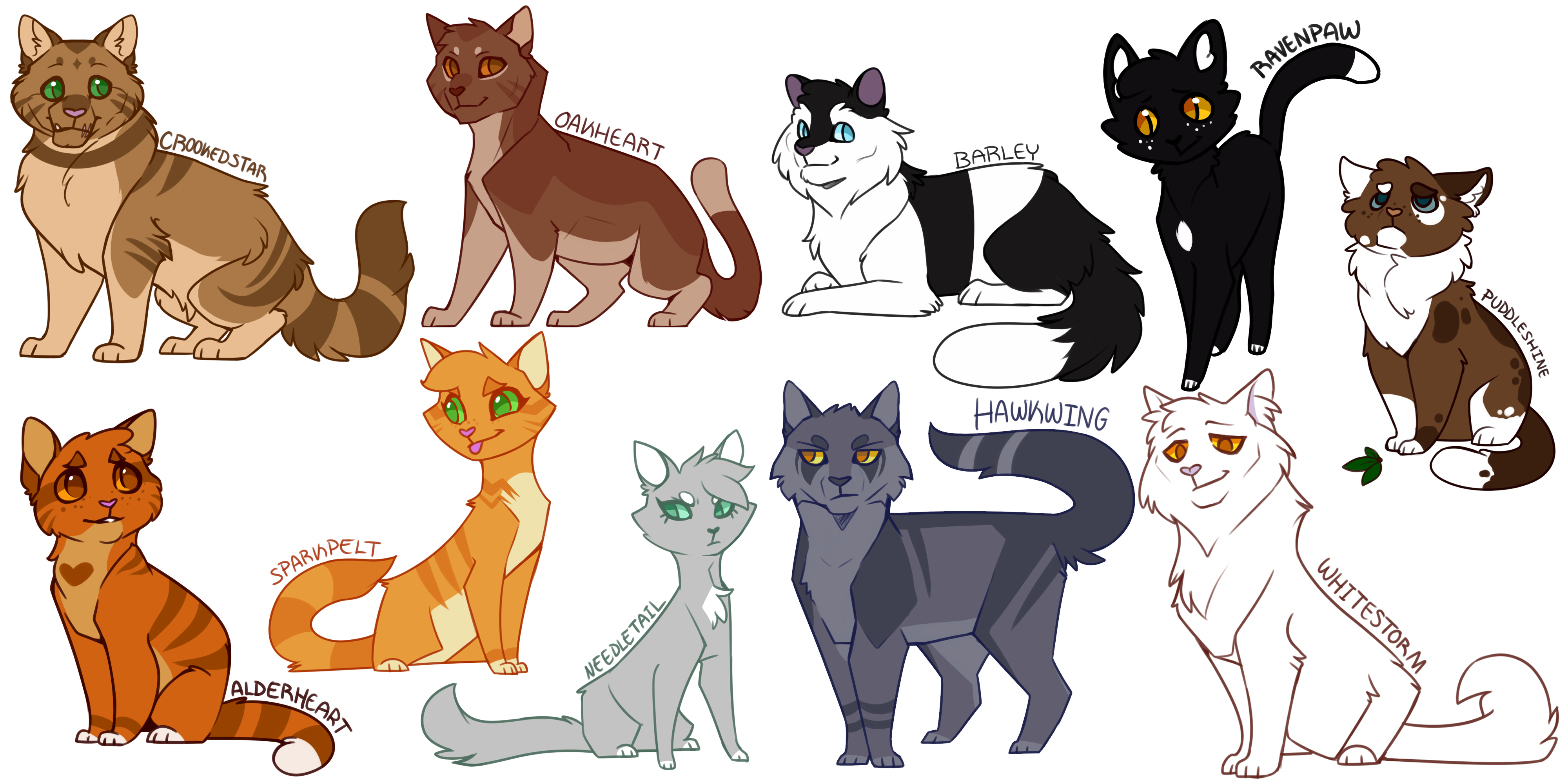 Warrior Cats Designs