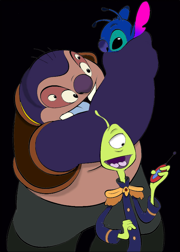 pleakley and jumba by toasthoney on DeviantArt