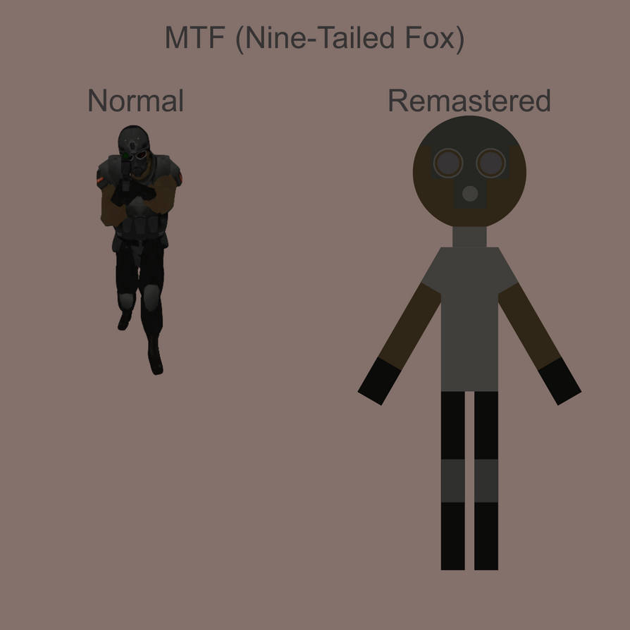 SCP MTF Normal and Remastered Form by jordanli04 on DeviantArt