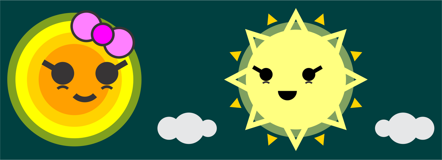 Sun meets herself in JSAB by jordanli04 on DeviantArt