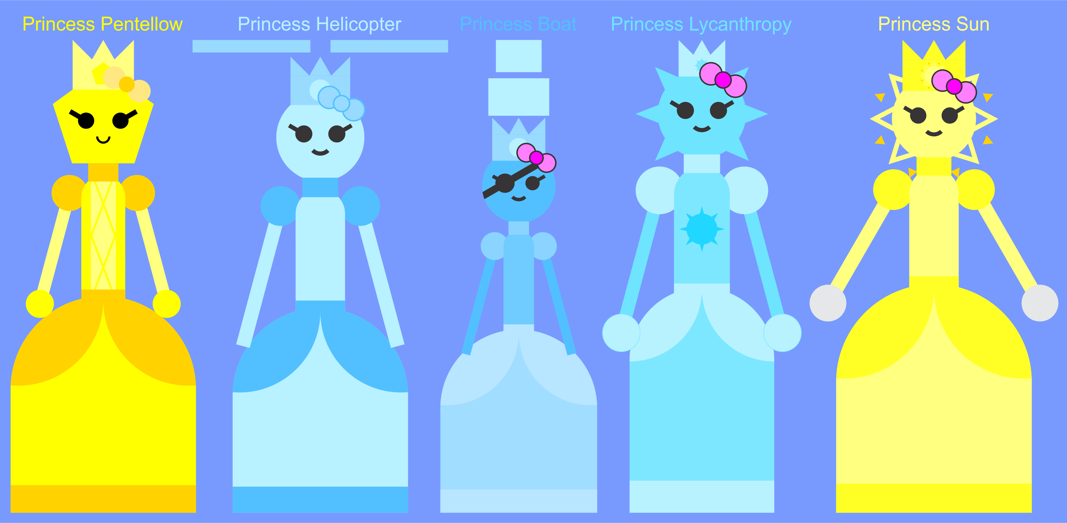 JSAB and TPC Princesses by jordanli04 on DeviantArt