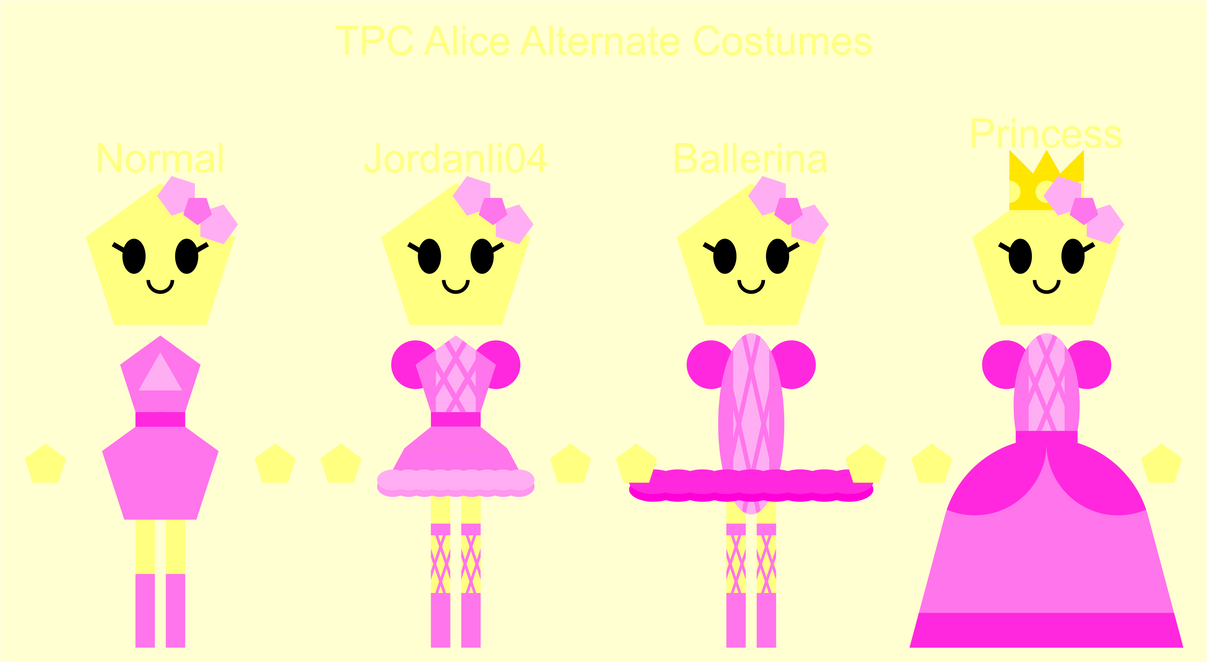 TPC Alice Alternate Costumes by jordanli04 on DeviantArt