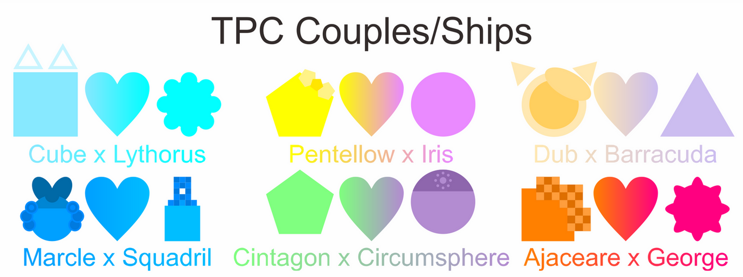 TPC Couples/Ships by jordanli04 on DeviantArt