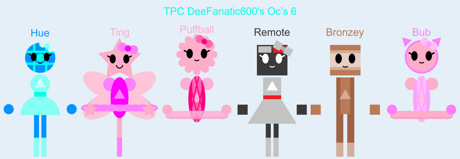 TPC DeeFanatic600 OCs 6 by jordanli04 on DeviantArt