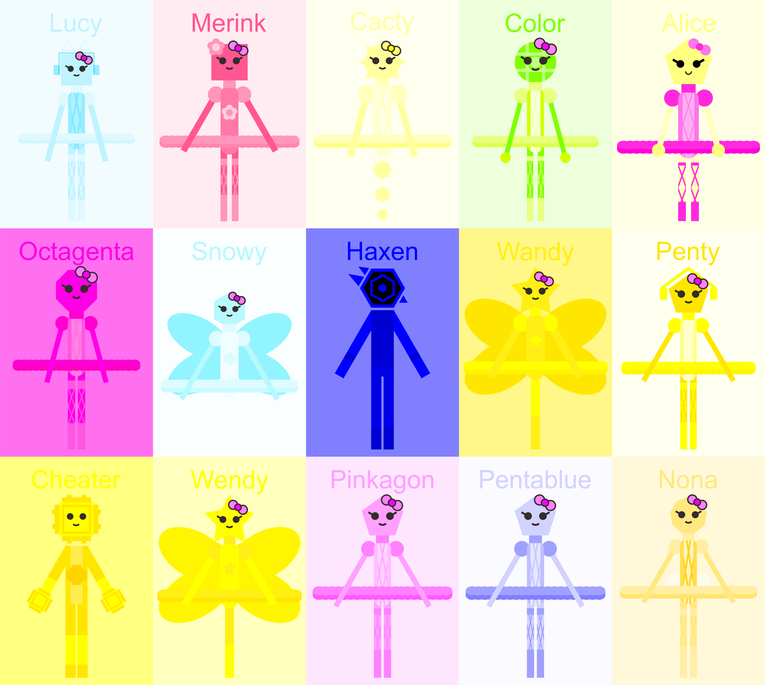 My Jsab Characters Version In Colored Version by WikiGirl2008 on DeviantArt