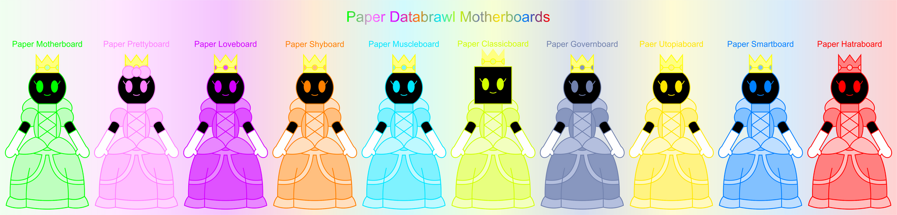 Paper Databrawl Motherboards by jordanli04 on DeviantArt