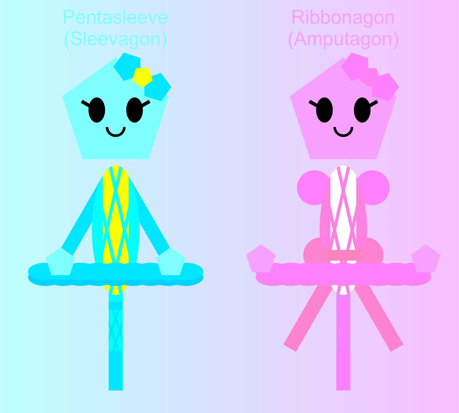 TPC Pentasleeve and Ribbonagon by jordanli04 on DeviantArt