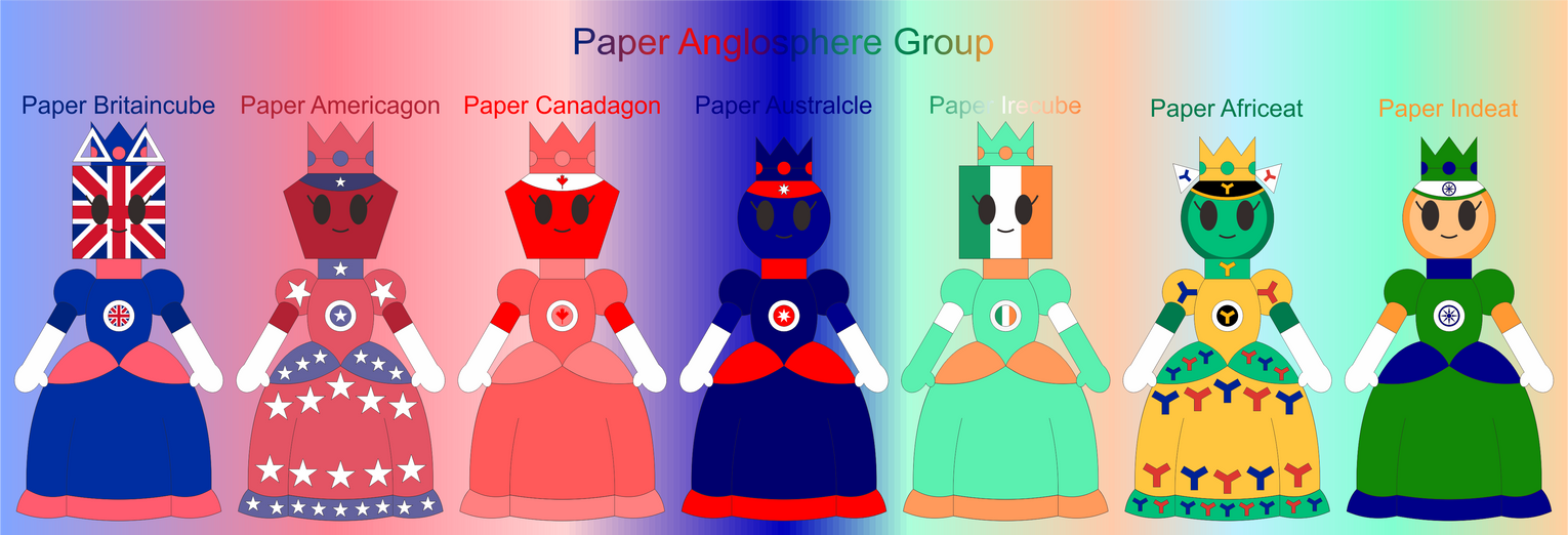Core Anglosphere Paper Anglosphere Group by jordanli04 on DeviantArt