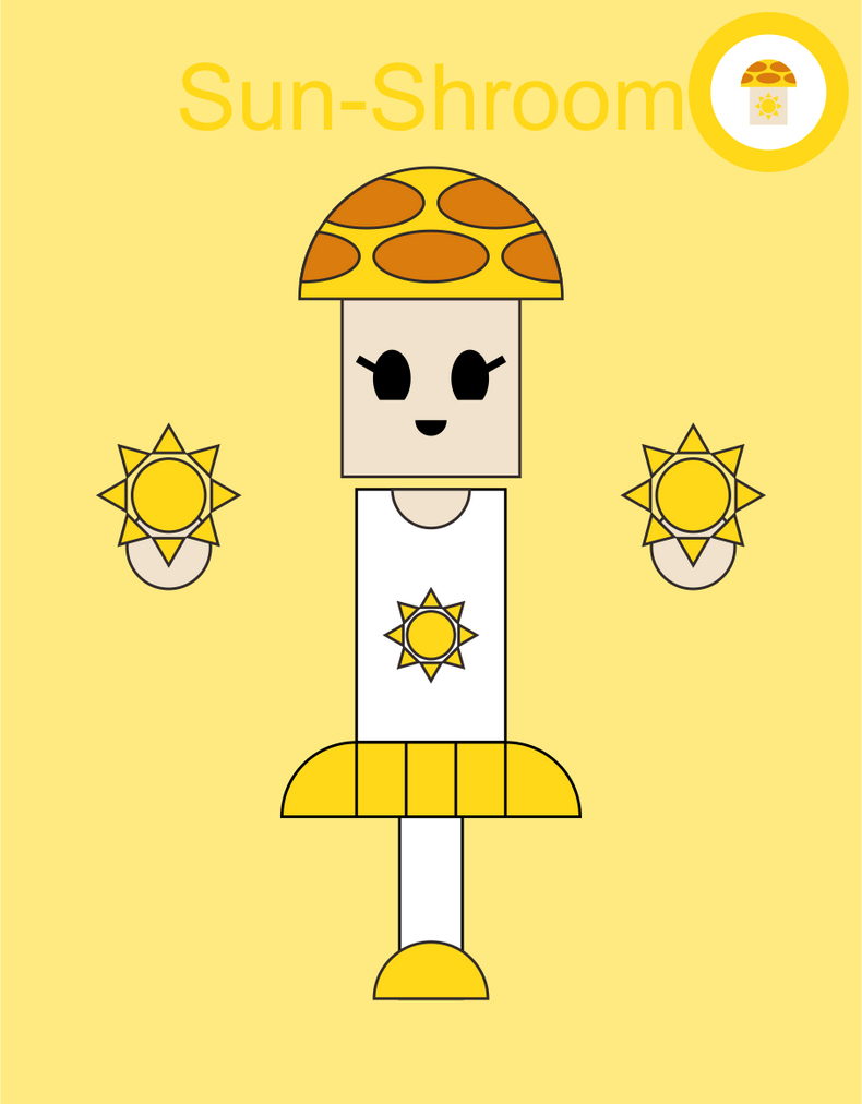 JSAB Sun-Shroom FanArt by jordanli04 on DeviantArt
