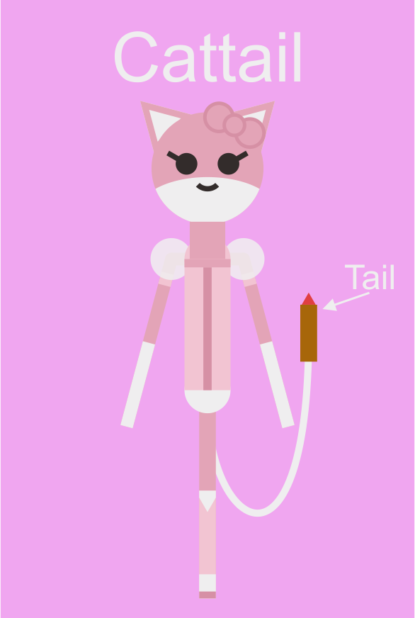 Cattail (Humanoid Form) by jordanli04 on DeviantArt