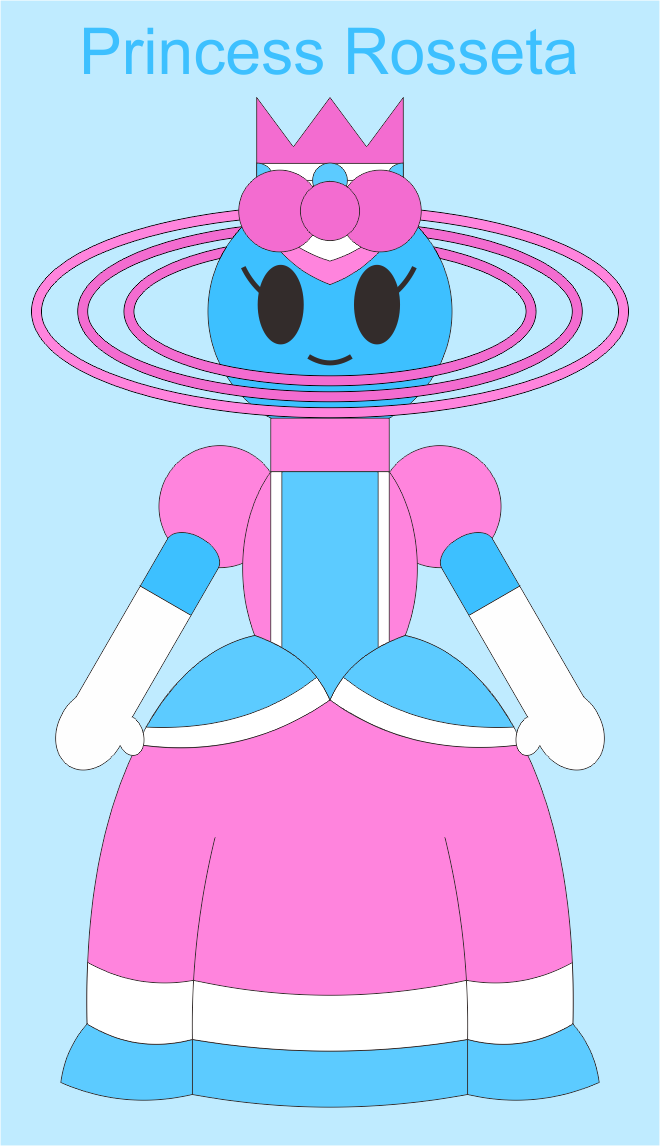 Paper Princess Rosseta by jordanli04 on DeviantArt