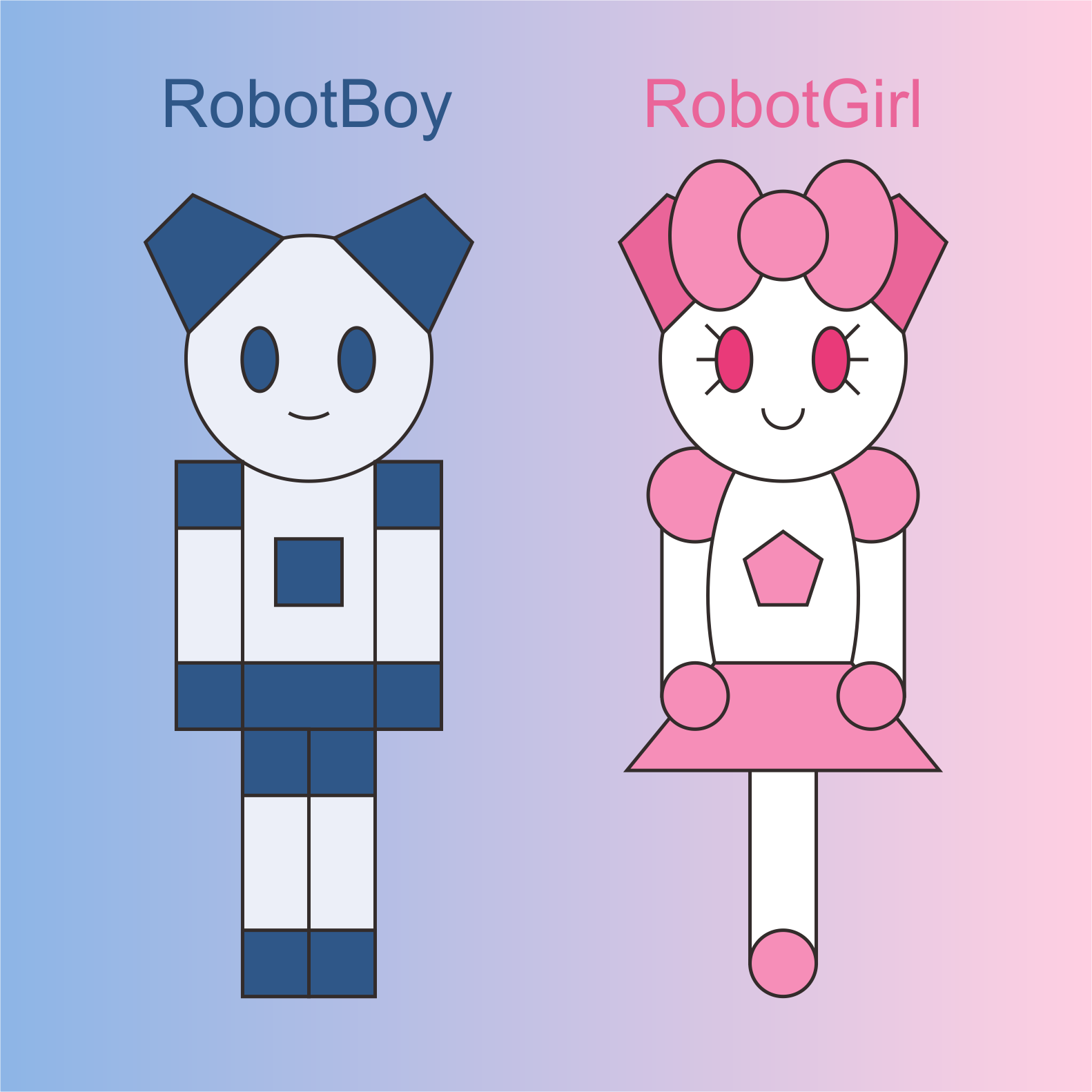 RobotBoy And RobotGirl By Jordanli04 On DeviantArt robotboy-and-robotgirl-by-jordanli04-on-deviantart