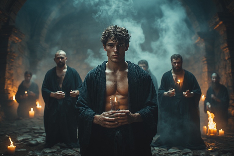 Occult Ritual Boy Handsome occultists by ValiantCentaur on DeviantArt