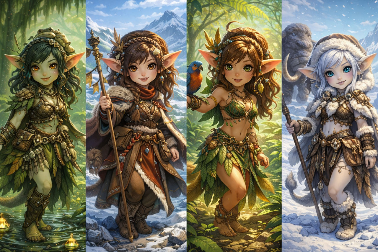 Deva Sub Races Animali Subraces 2 by FluffyKitty2110 on DeviantArt