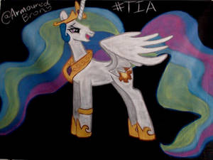 Princess Celestia Chalked