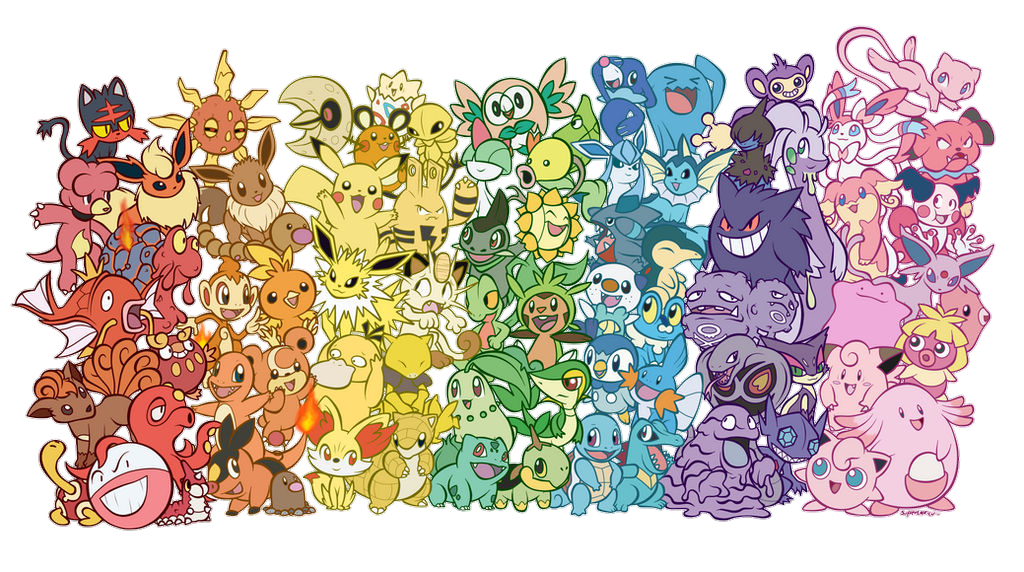 POKEMON COLORS RAINBOW GET PNG PART 1 by EVELYNFLIXYT on DeviantArt