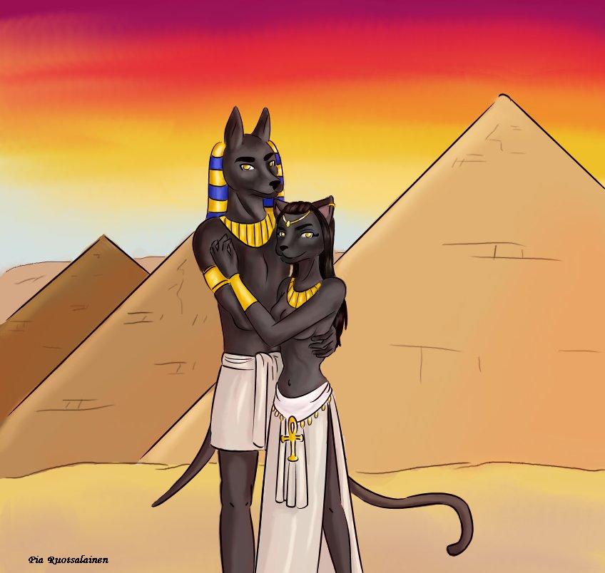 Anubis and Bast