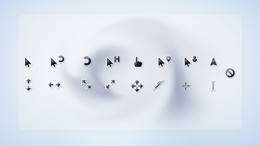 Windows 11 Cursors Concept HD v2 by jepriCreations on DeviantArt