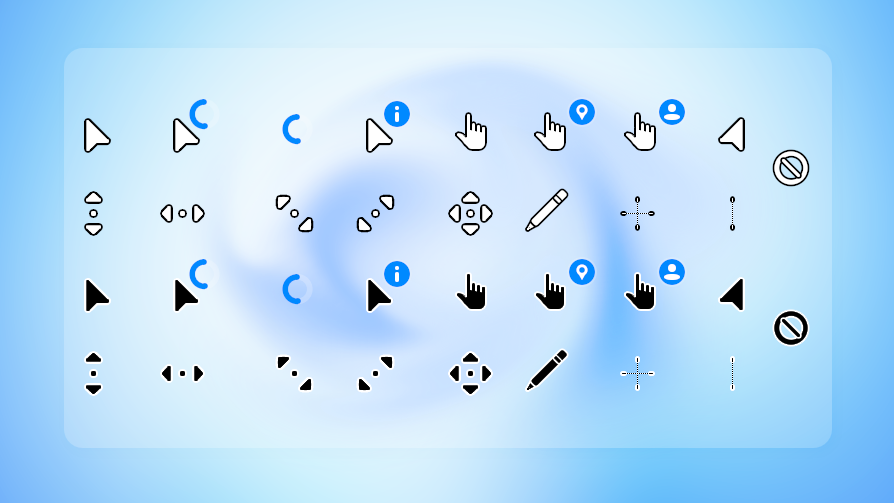 Windows 11 Cursors Concept v2 by jepriCreations on DeviantArt