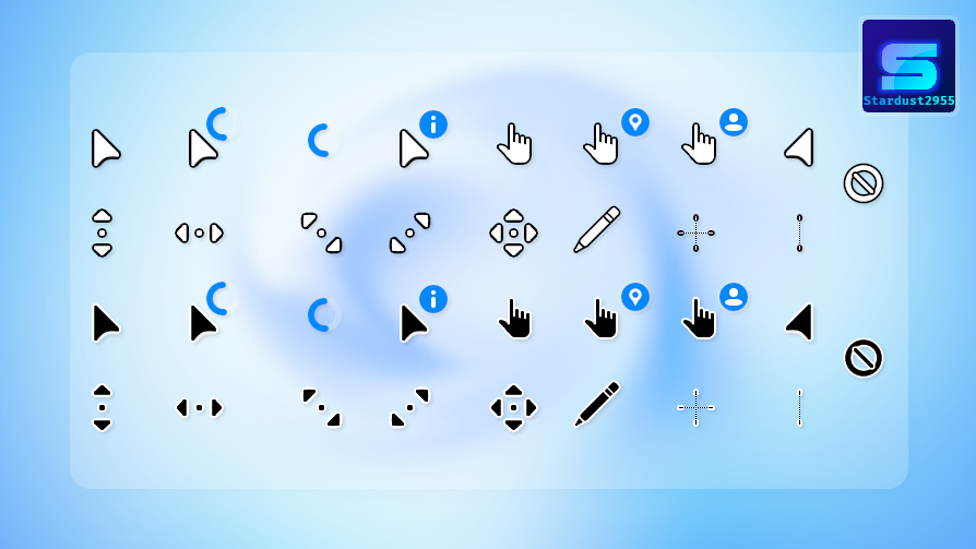 Modern Cursors v1 Plus - Light and Dark by VA5HOne on DeviantArt