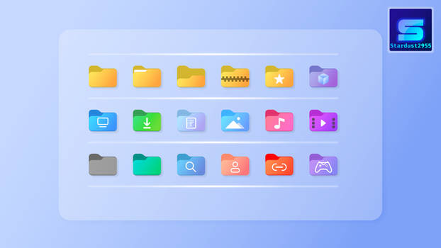 Colorful Folder Icons (preview)