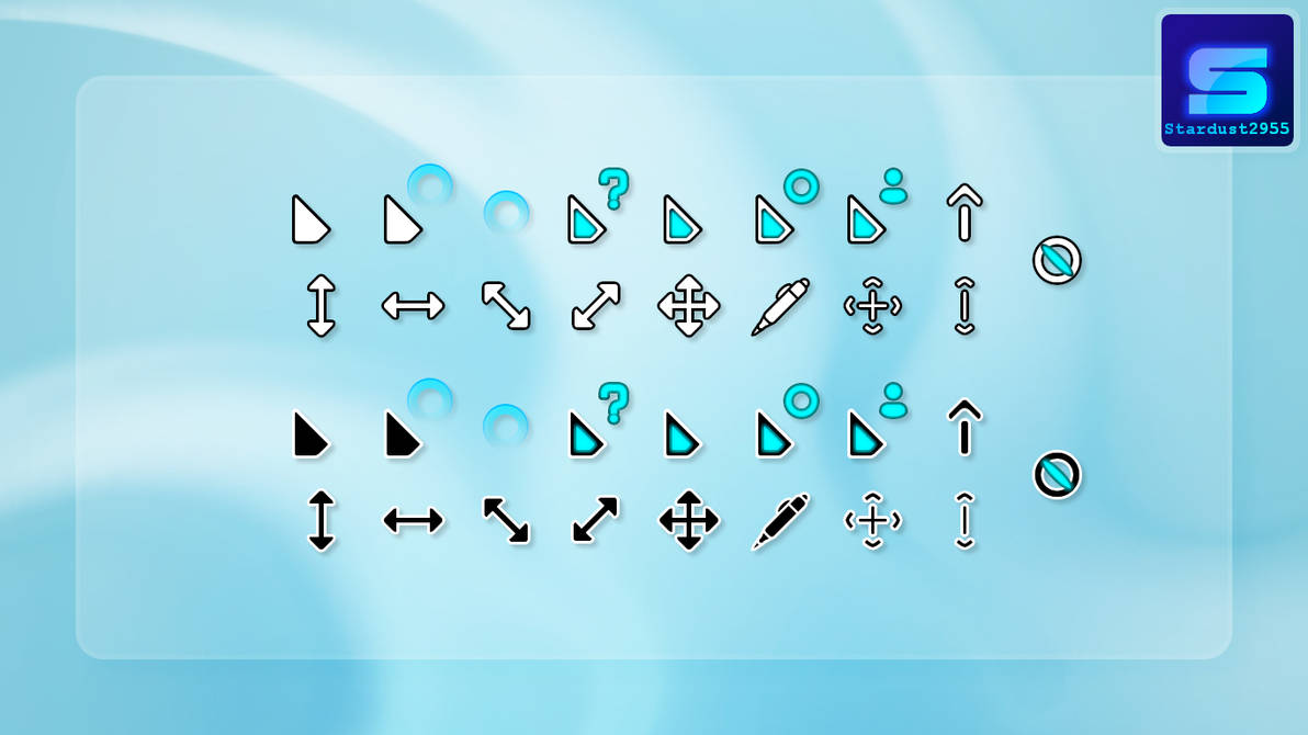 Neon Cursors by Stardust2955 on DeviantArt