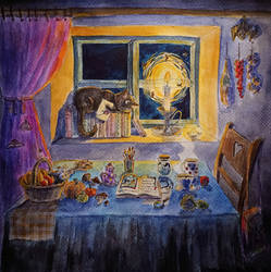 Drawtober I.: Candlelit Messenger