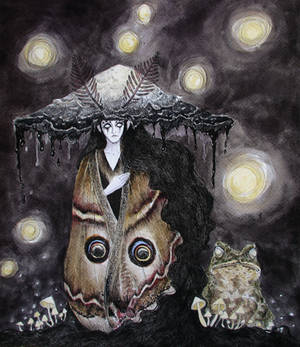 Drawtober III. Mushroom Fairy