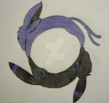 Espeon and Umbreon